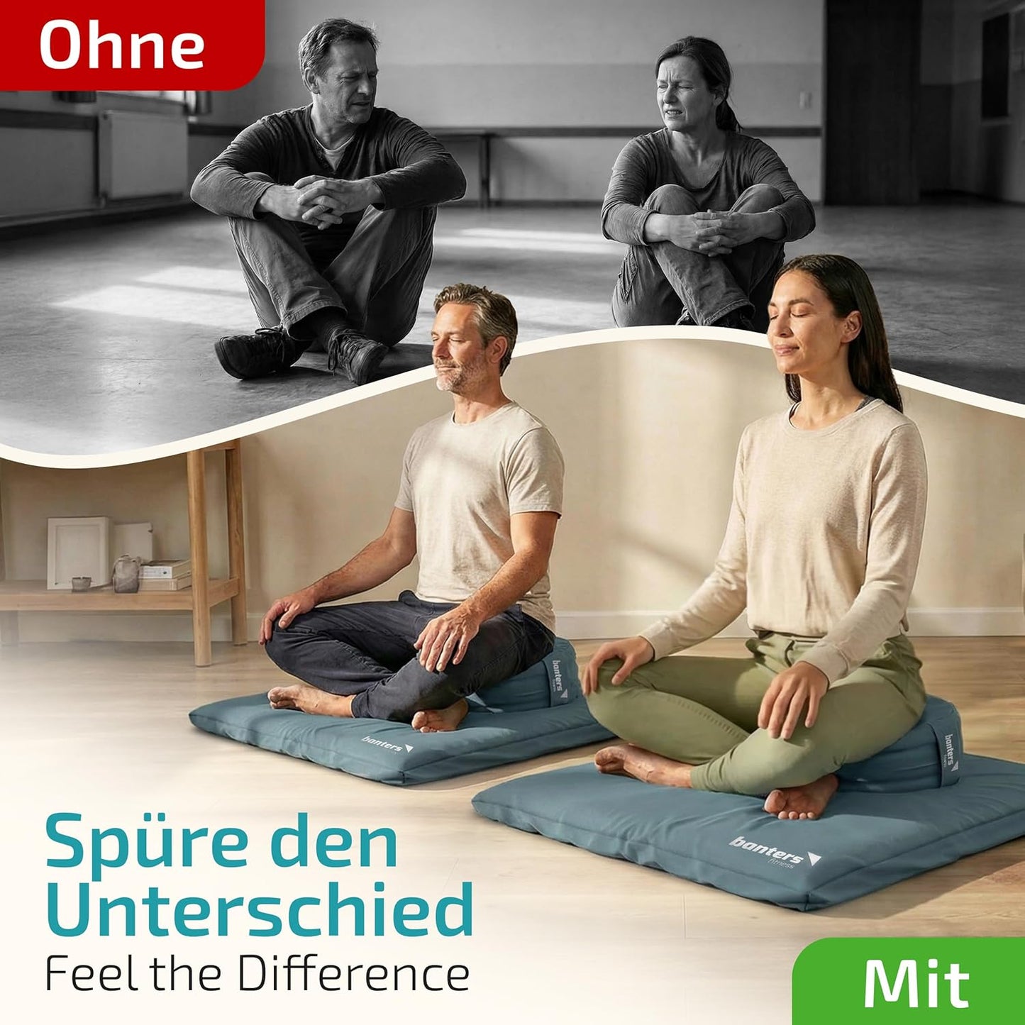 ZABUTON Meditationsmatte — Bio-Baumwolle