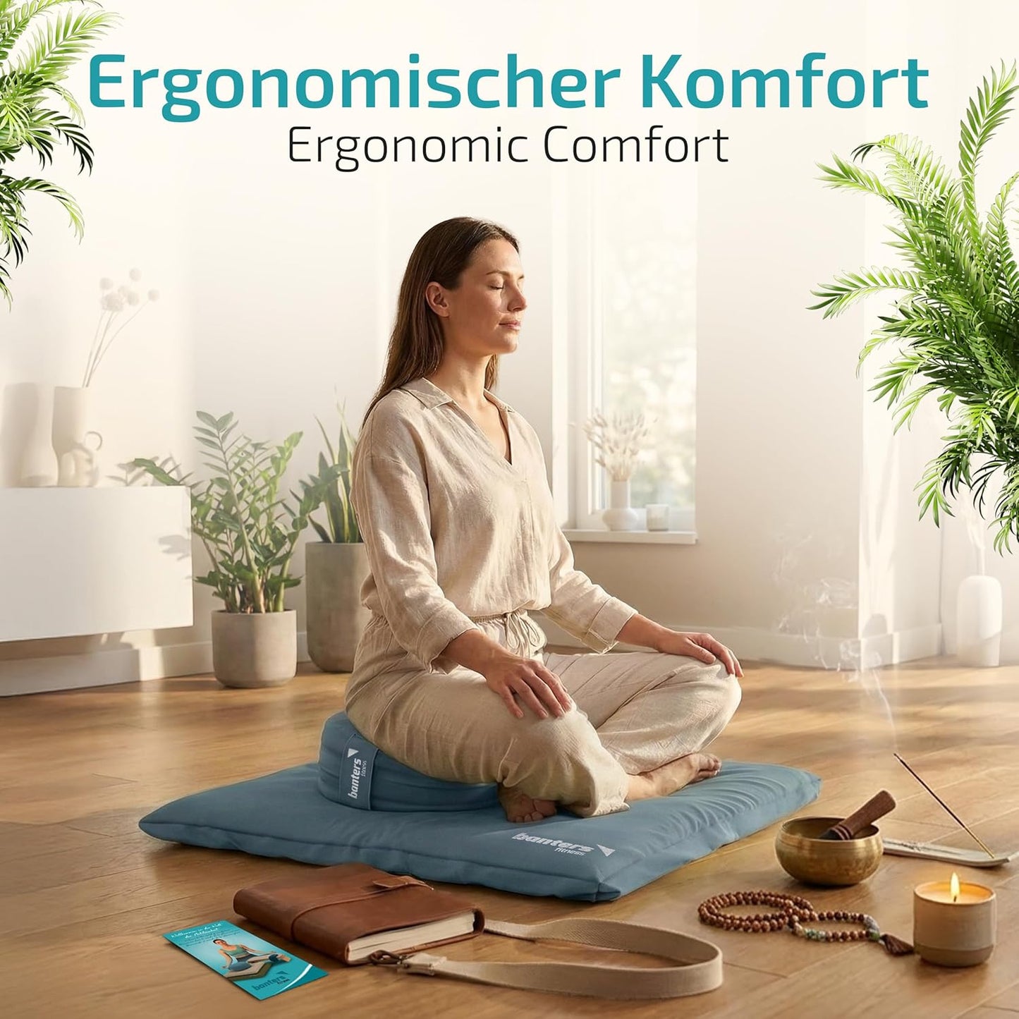 ZABUTON Meditationsmatte — Bio-Baumwolle